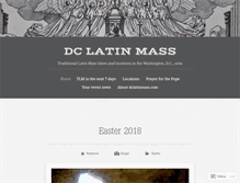 Tablet Screenshot of dclatinmass.com